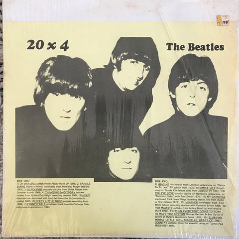 Beatles - 20 x 4 (LP, Unofficial)