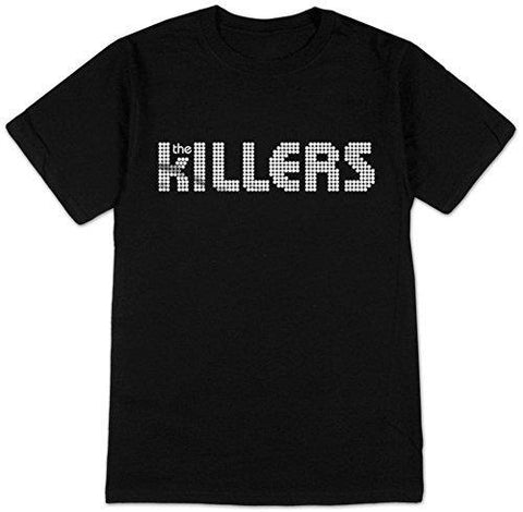 Killers - Men'S Killers White Logo Shirt, Black, Large ((Apparel))