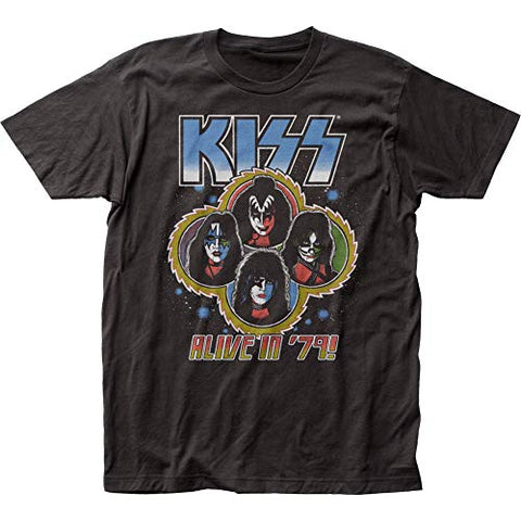 Kiss - Kiss Alive In '79 Fitted Jersey Tee ((Apparel))
