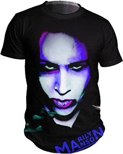 Marilyn Manson - Marilyn Manson Oversaturated Men'S T-Shirt, Black, X-Large ((Apparel))