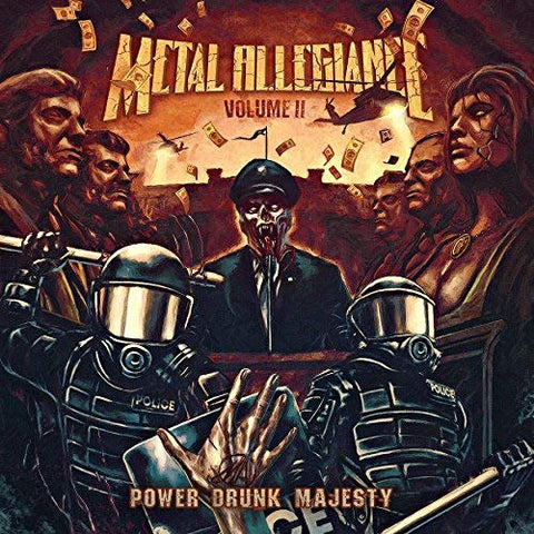 Metal Allegiance - Volume II: Power Drunk Majesty (Orange w/ Black Splatter) ((Vinyl))