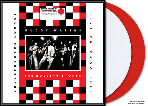 Muddy Waters/Rolling Stones - Live At Checkerboard Lounge Chicago 1981 [Opaque Red LP & Opaque White LP] ((Vinyl))
