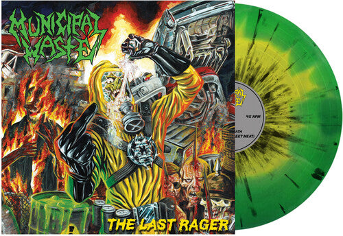 Municipal Waste - Last Rager (Limited Edition, Colored Vinyl, Yellow & Green Swirl w/ Black Splatter) ((Vinyl))