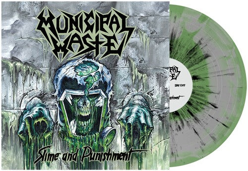 Municipal Waste - Slime and Punishment - Gray & Mint Swirl W/ Black Splatter ((Vinyl))