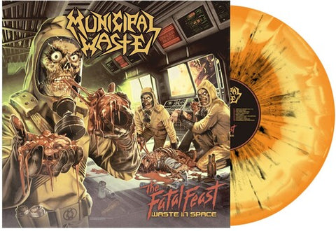 Municipal Waste - The Fatal Feast - Orange & Yellow Splatter ((Vinyl))