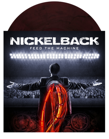 Nickelback - Feed The Machine (Limited Edition, Red & Black Marble Colored Vinyl, Digital Download Card) ((Vinyl))