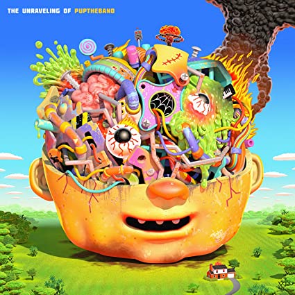 PUP - THE UNRAVELING OF PUPTHEBAND (Neon Orange, Yellow & Blue Smush Vinyl) ((Vinyl))