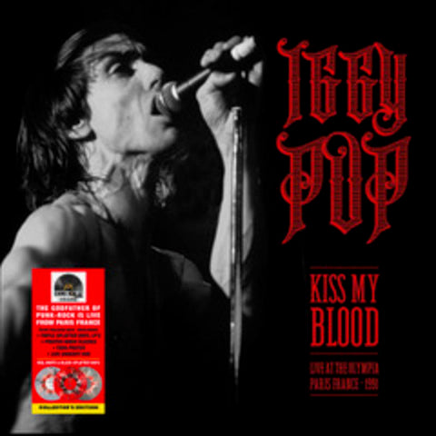 Pop,Iggy - Kiss My Blood (Live In Paris 1991) (W/Dvd) (Blk) | RSD DROP ((Vinyl))