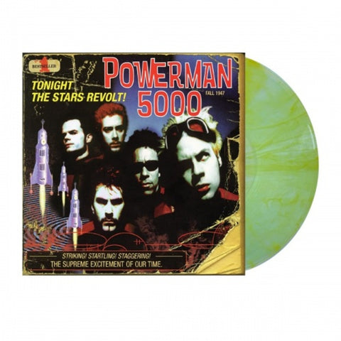 Powerman 5000 - Tonight The Stars Revolt (Limited Edition, Coke Bottle Clear W/ Yellow Sreaks Colored Vinyl) ((Vinyl))
