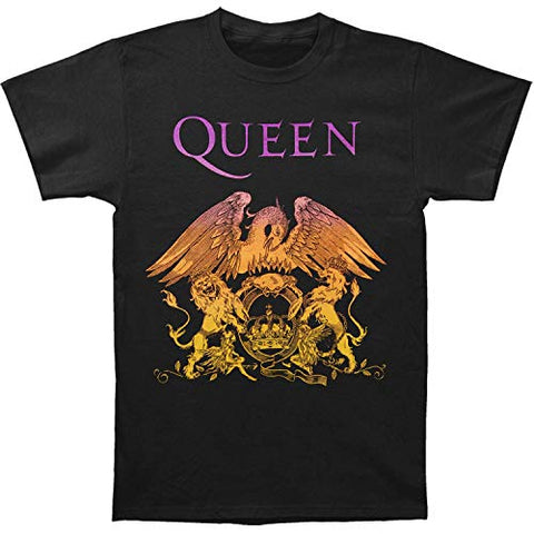 Queen - QUEEN CREST GRADIENT BLACK SS TEE XL ((Apparel))