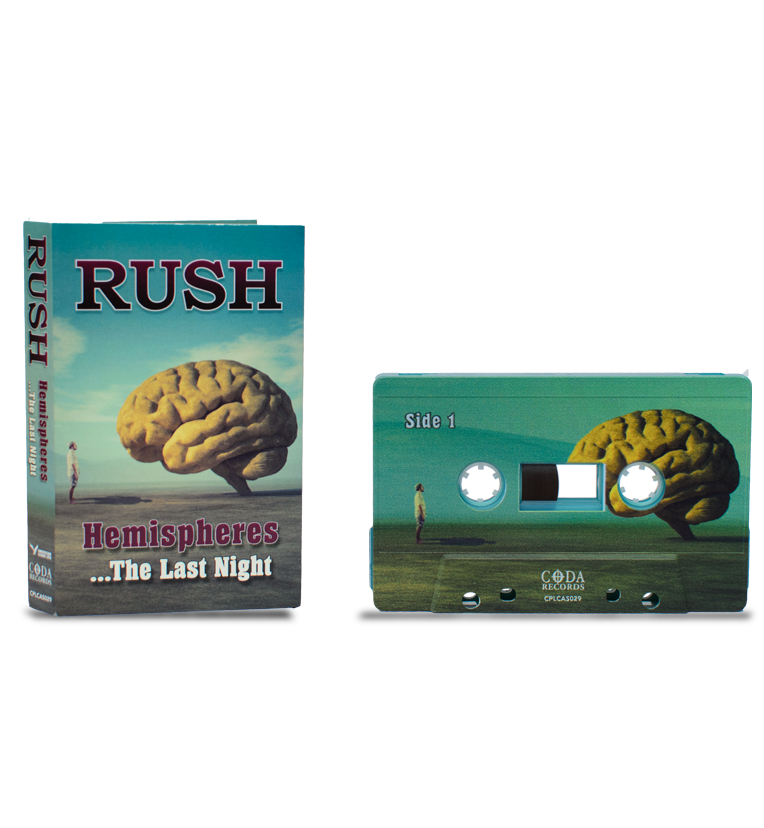 RUSH - HEMISPHERES (AQUA BLUE SHELL) ((Cassette))
