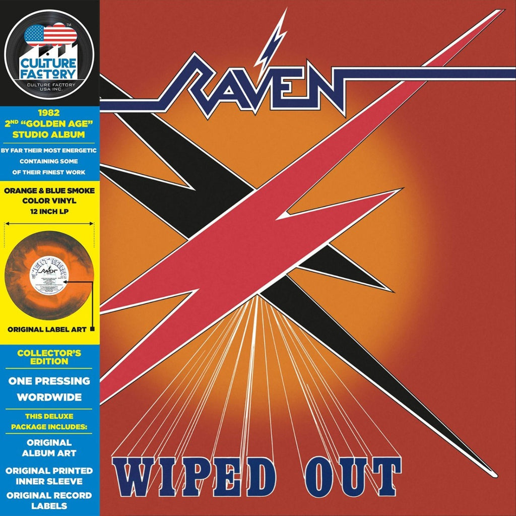 Raven - Wiped Out (Orange & Blue Smoke Colored Vinyl) ((Vinyl))