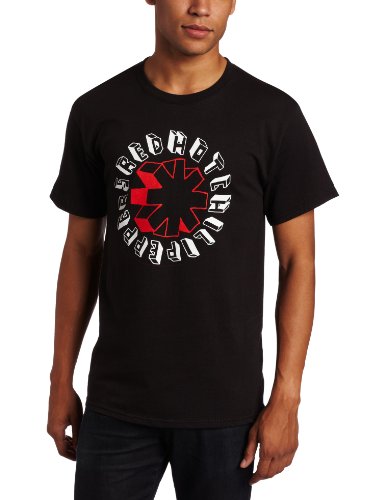 Red Hot Chilli Peppers - Hand Drawn Logo (Large Shirt, Black) ((Apparel))