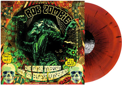 Rob Zombie - Lunar Injection Kool Aid Eclipse Conspiracy (Ox Blood & Orange Swirl w/ Black Splatterl) ((Vinyl))