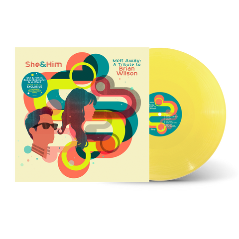She & Him - Melt Away: A Tribute To Brian Wilson (Limited Edition, Translucent Lemonade Colored Vinyl, Indie Exclusive) ((Vinyl))