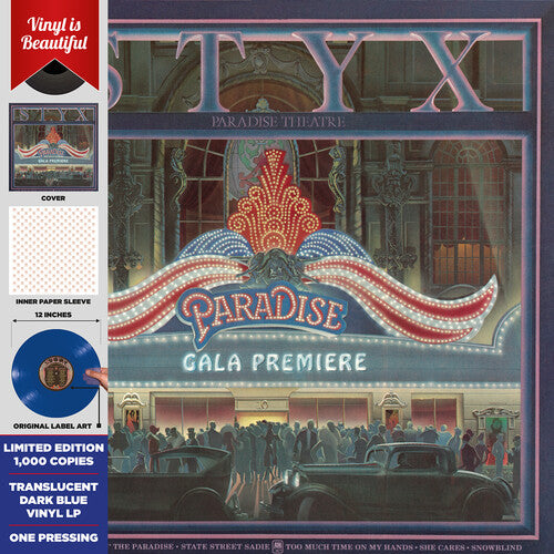 Styx - Paradise Theatre (Blue Vinyl) ((Vinyl))