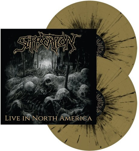 Suffocation - Live In North America (Gold & Black Splatter) (Colored Vinyl, Gold, Black, Indie Exclusive) (2 Lp's) ((Vinyl))