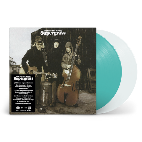 Supergrass - In It For The Money (180 Gram Vinyl, Colored Vinyl, Turquoise, With Bonus 12", White) (2 Lp's) ((Vinyl))