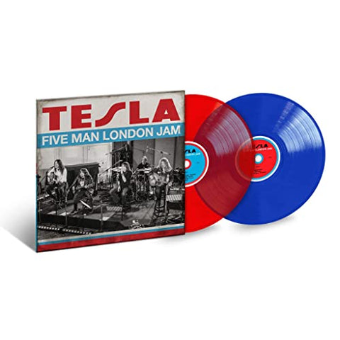 Tesla - Five Man London Jam [Clear Red/Clear Blue 2 LP] ((Vinyl))