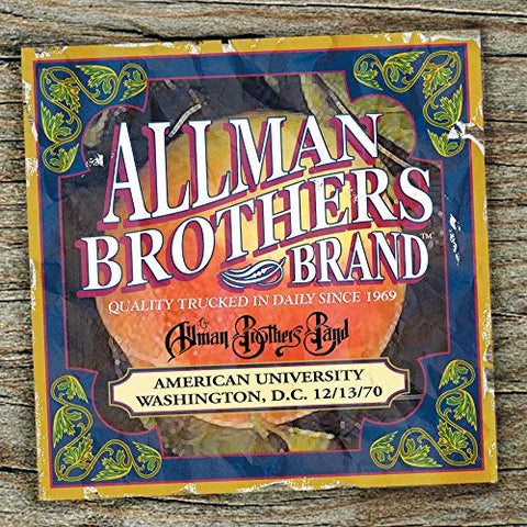 The Allman Brothers Band - American University 12-13-70 ((Vinyl))