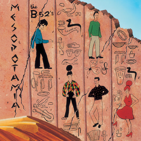 The B-52’s - Mesopotamia (Ultra Clear w/ Orange Splatter Vinyl) (Rocktober Exclusive) ((Vinyl))