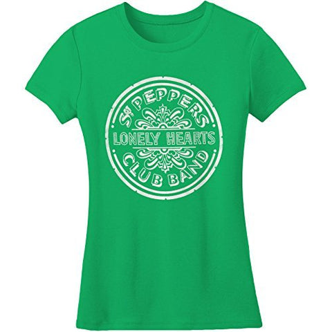 The Beatles - Beatles Women'S Sgt Pepper Girls Jr Medium Green ((Apparel))