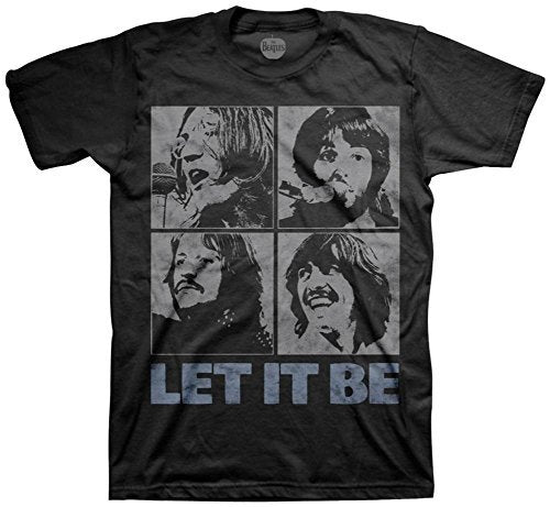 The Beatles - Men'S Beatles Let It Be T-Shirt ,Black , Medium ((Apparel))