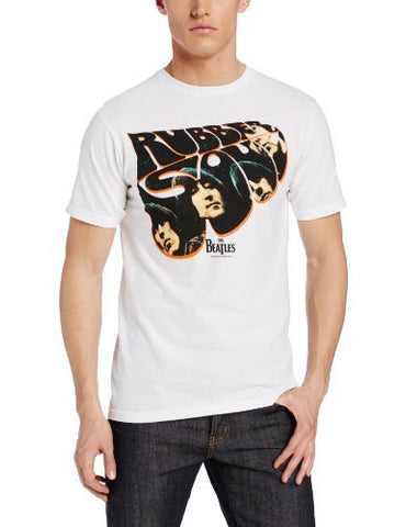 The Beatles - Men'S The Beatles Rubber Soul T-Shirt, White, Large ((Apparel))