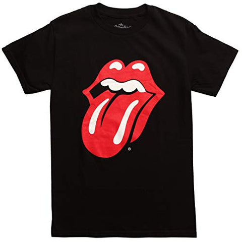 The Rolling Stones - Men'S Rolling Stones-Classic Tongue T-Shirt,Black,Medium ((Apparel))