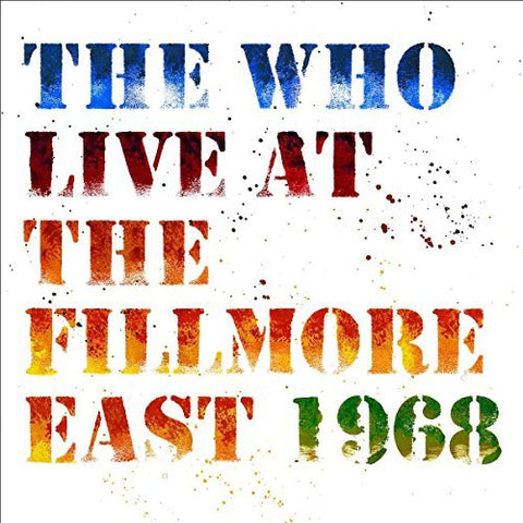 Who - Live At The Fillmore East 1968 ((Vinyl))