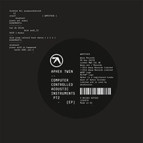 Aphex Twin - Computer Controlled Acoustic Instruments PT 2 (Extended Play, Digital Download Card) ((Vinyl))
