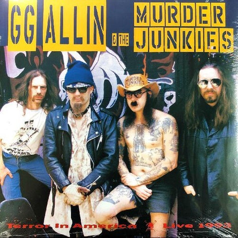 Gg Allin & The Murder Junkies - Terror In America (Limited Edition, Clear Vinyl, Green) ((Vinyl))