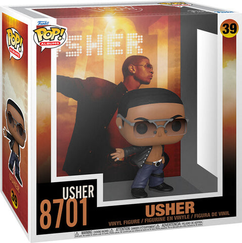 Usher - FUNKO POP! ALBUMS: Usher- 8701 (Large Item, Vinyl Figure) ((Action Figure))