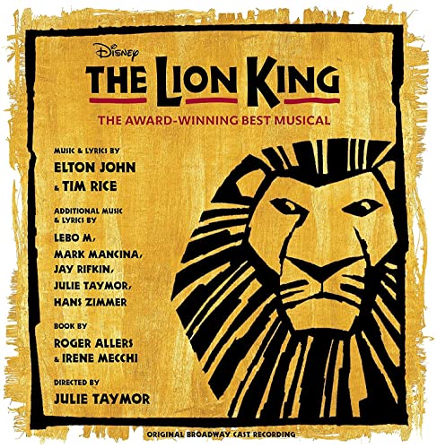 Various Artists - The Lion King: Original Broadway Cast [Yellow/Black Splatter 2 LP] ((Vinyl))